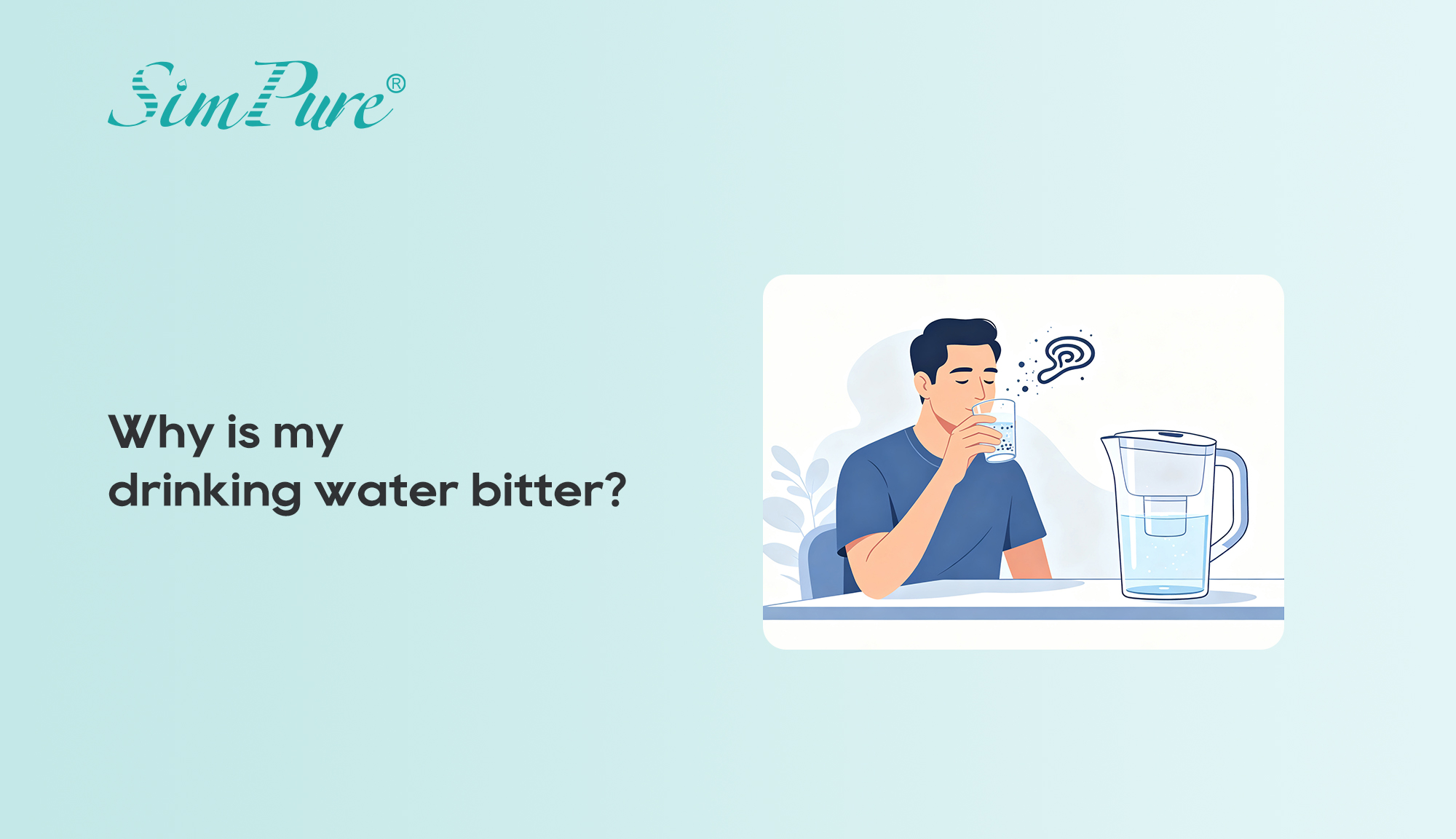 Why is my drinking water bitter?