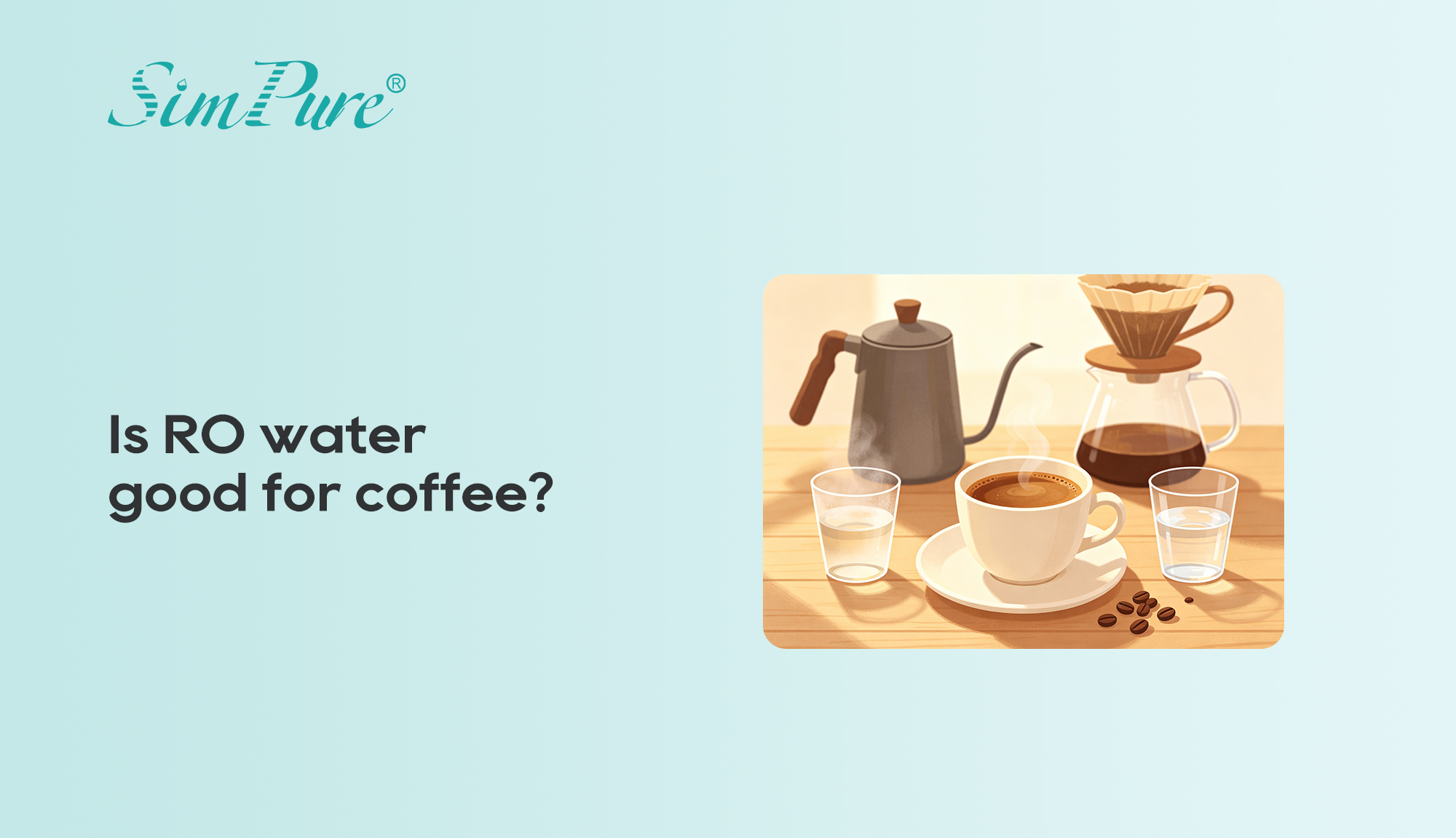 Is RO water good for coffee?