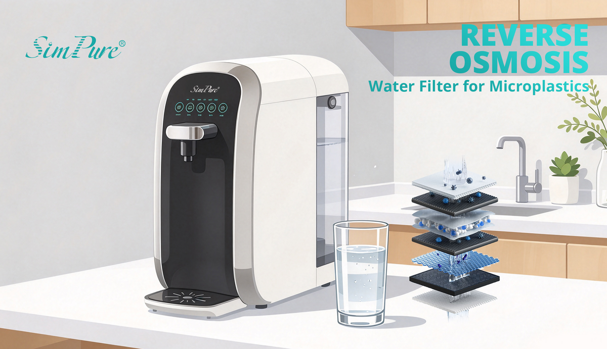 reverse osmosis water filter for microplastics