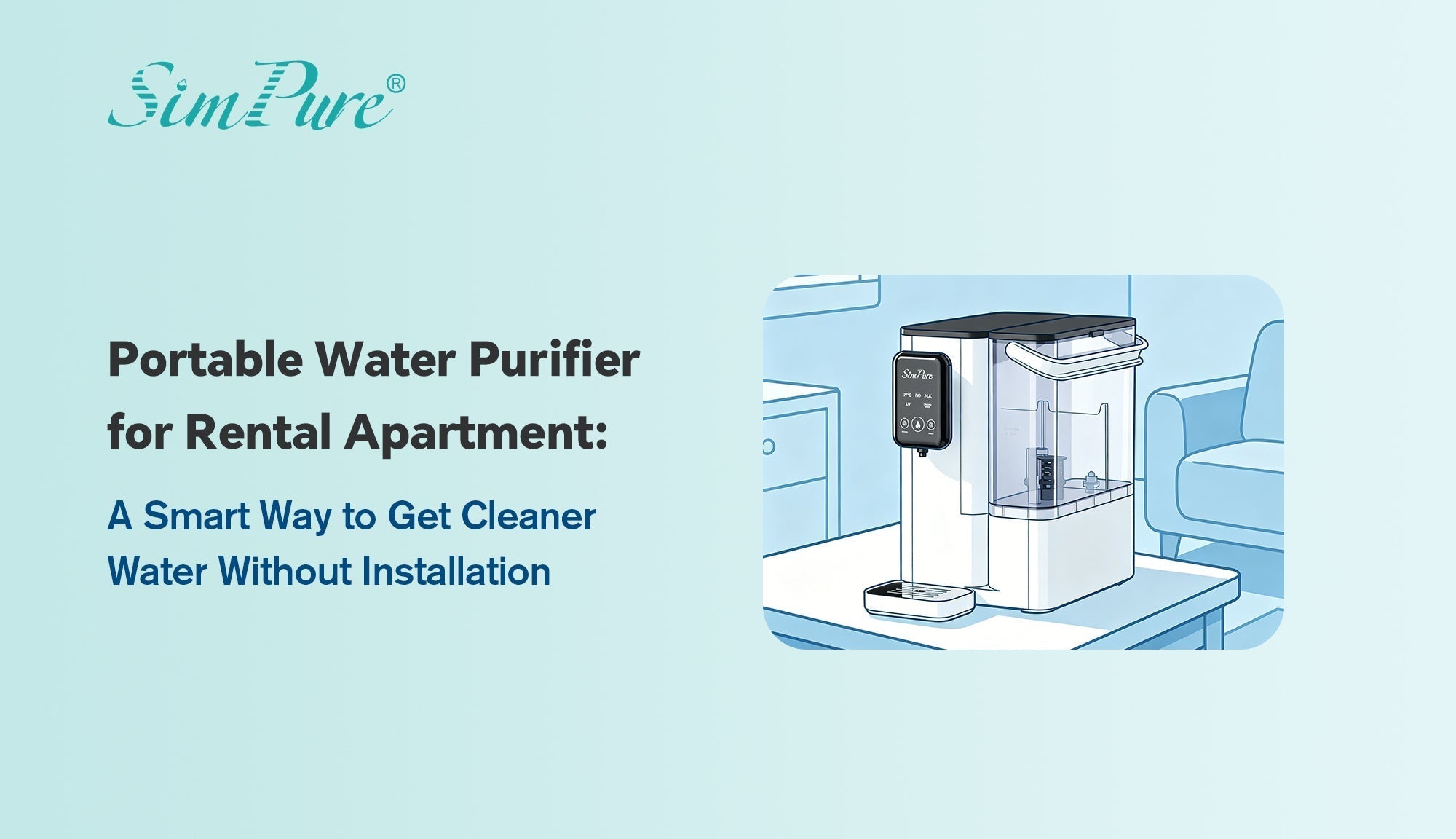 Portable Water Purifier for Rental Apartment