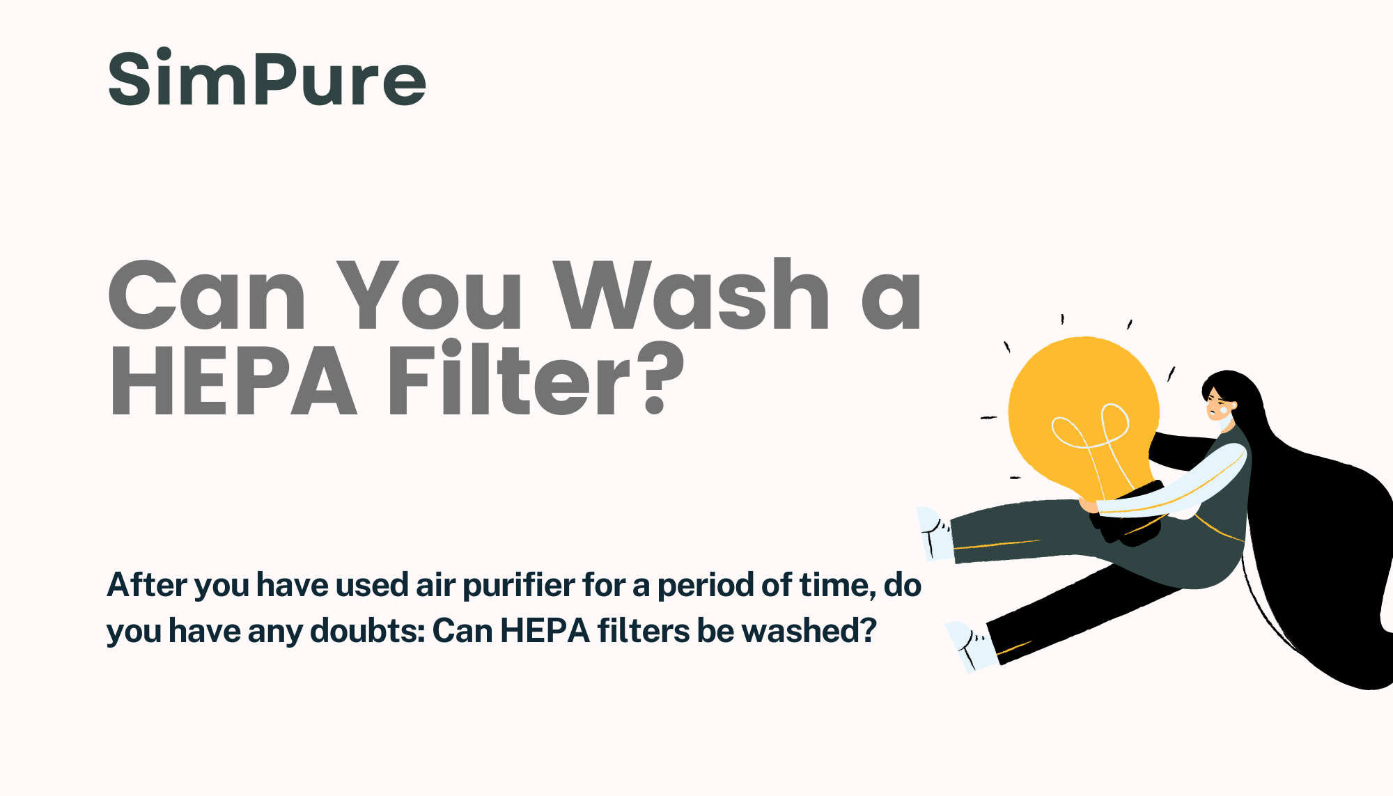 How to wash a washable HEPA filter the right way