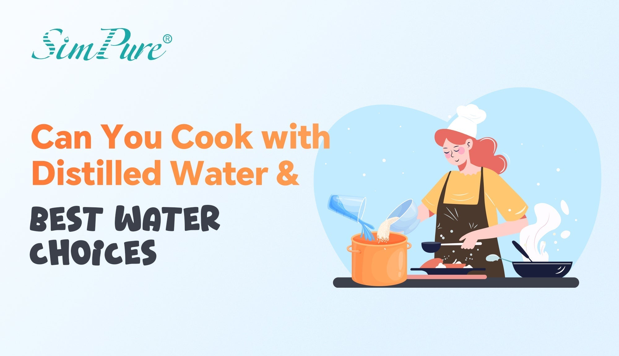 can I cook with distilled water