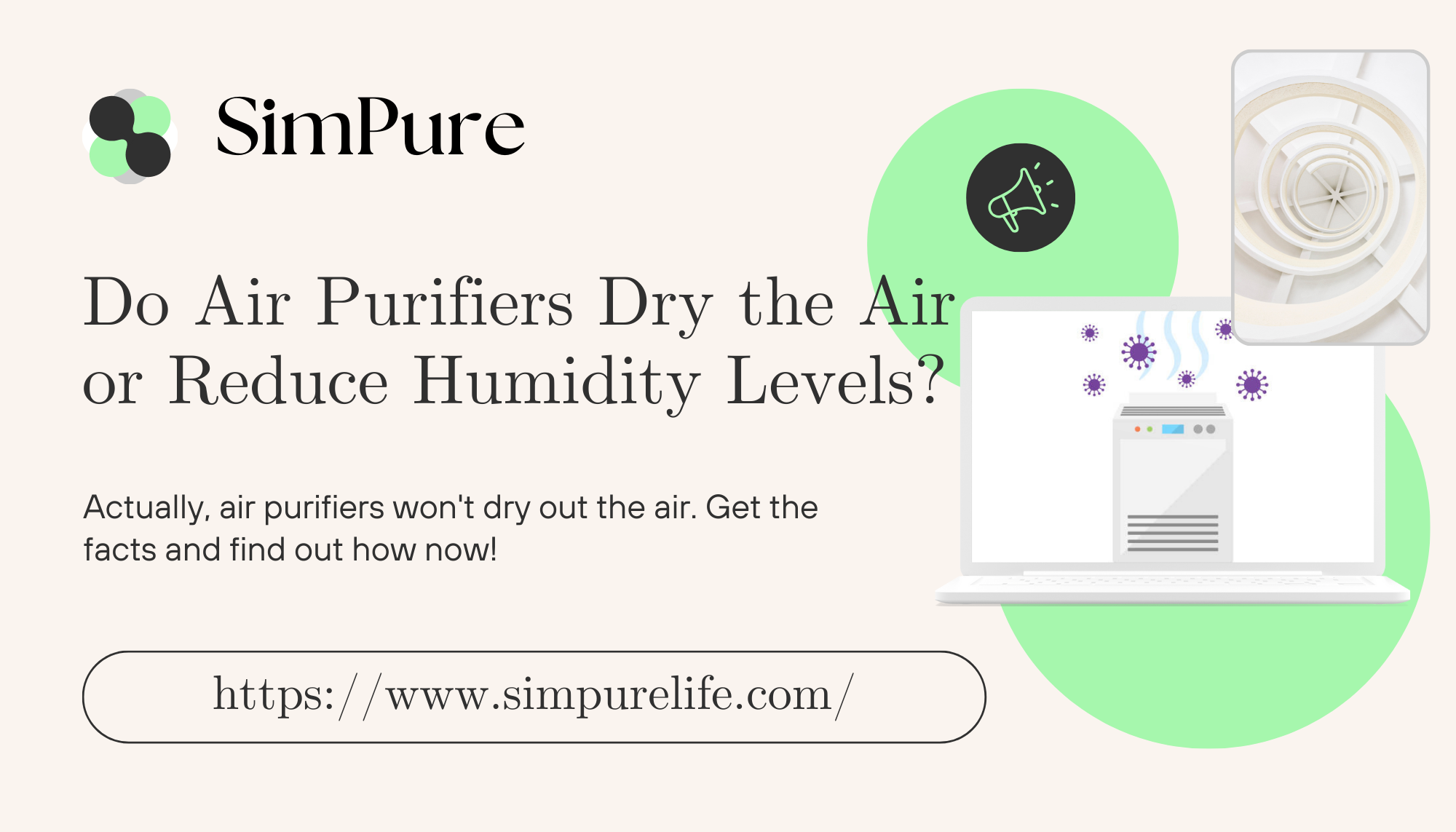 Air purifier for dry on sale air
