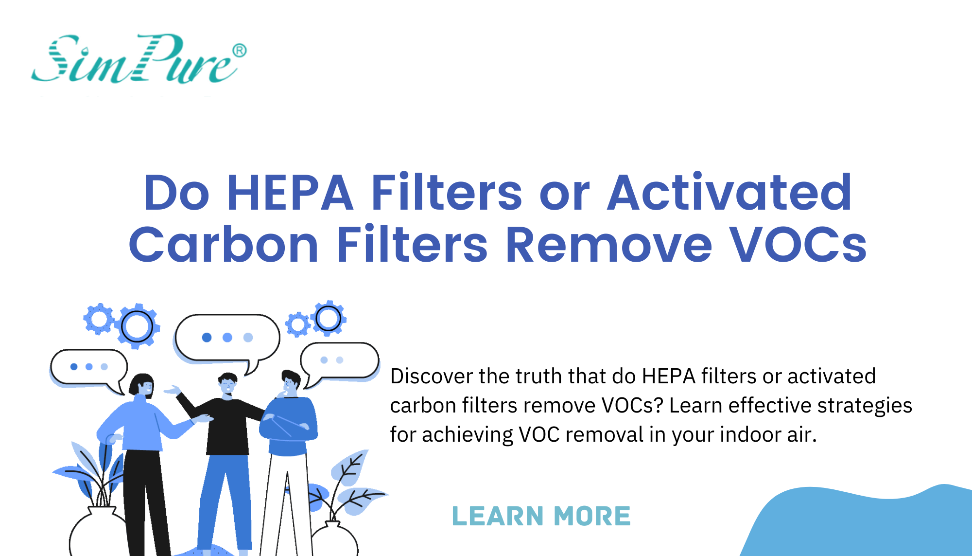 Voc filter outlet