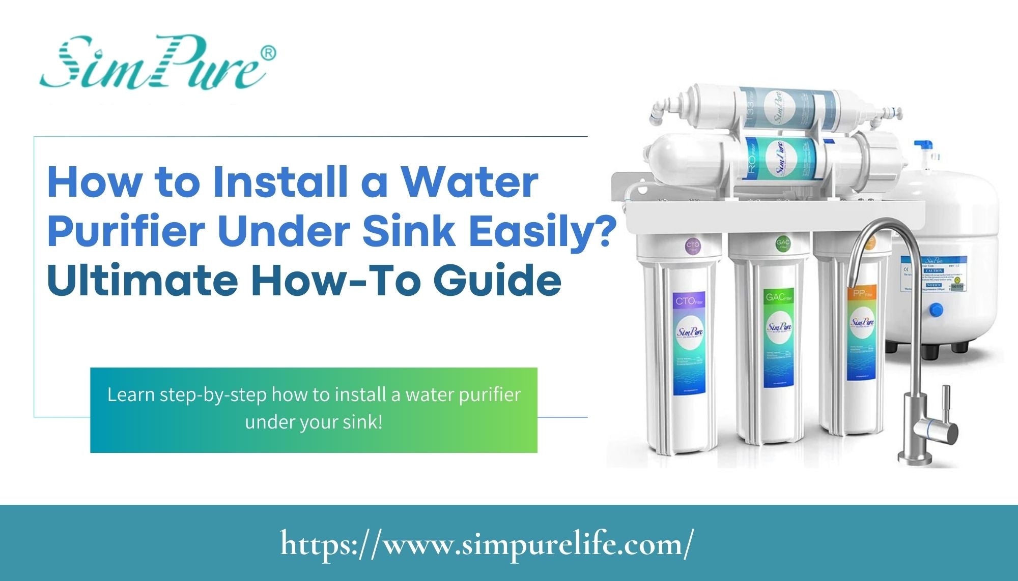 how to install under sink water filter
