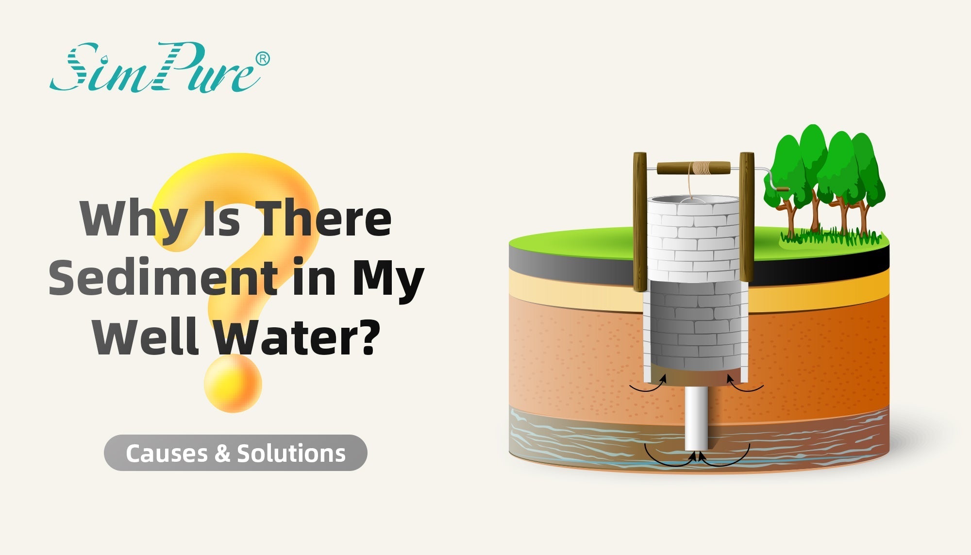 why is there sediment in my well water