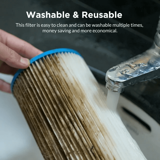 Membrane Solutions 10" x 2.5" Pleated Polyester Sediment Water Filter  Replacement Cartridge Universal Whole House Pre-Filter 5/20/50 Micron