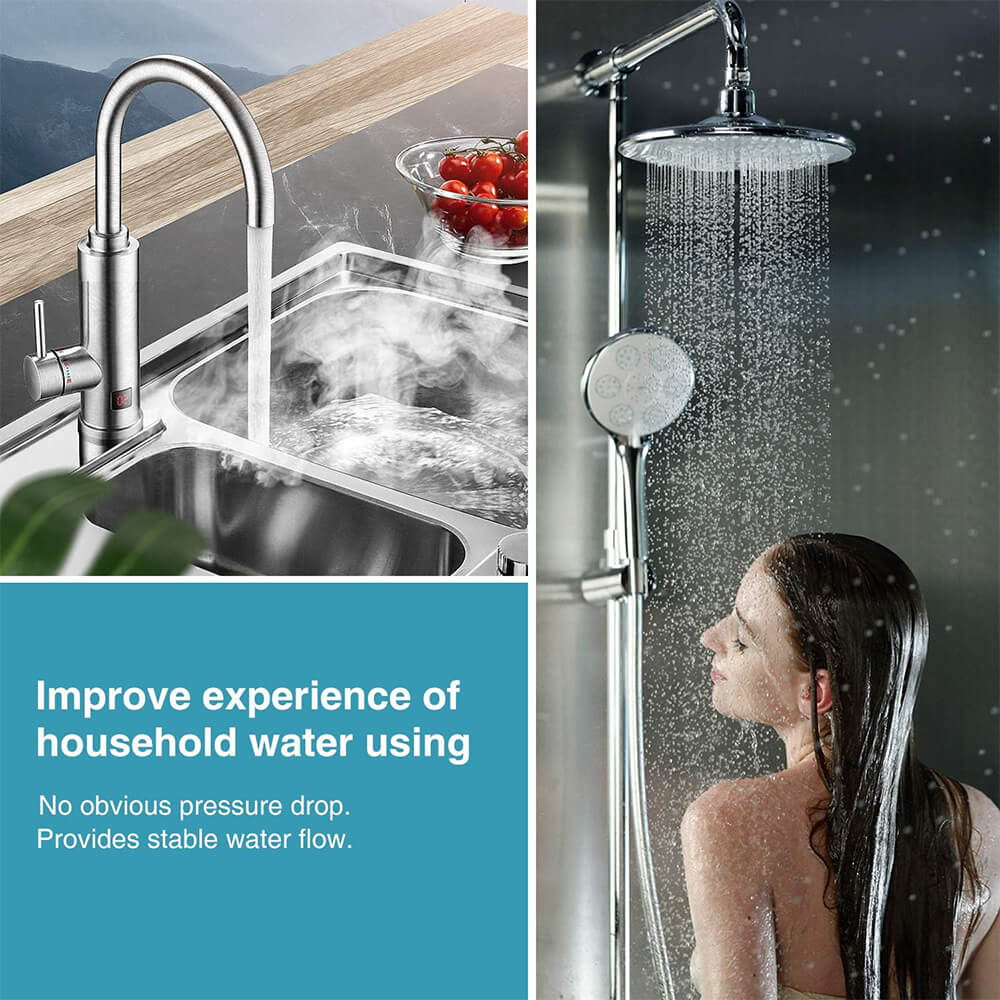 Membrane Solutions 20" x 4.5" Washable Pleated Sediment Water Filter for Whole House Heavy Duty Sediment Replacement Cartridge 5/20/50 Micron