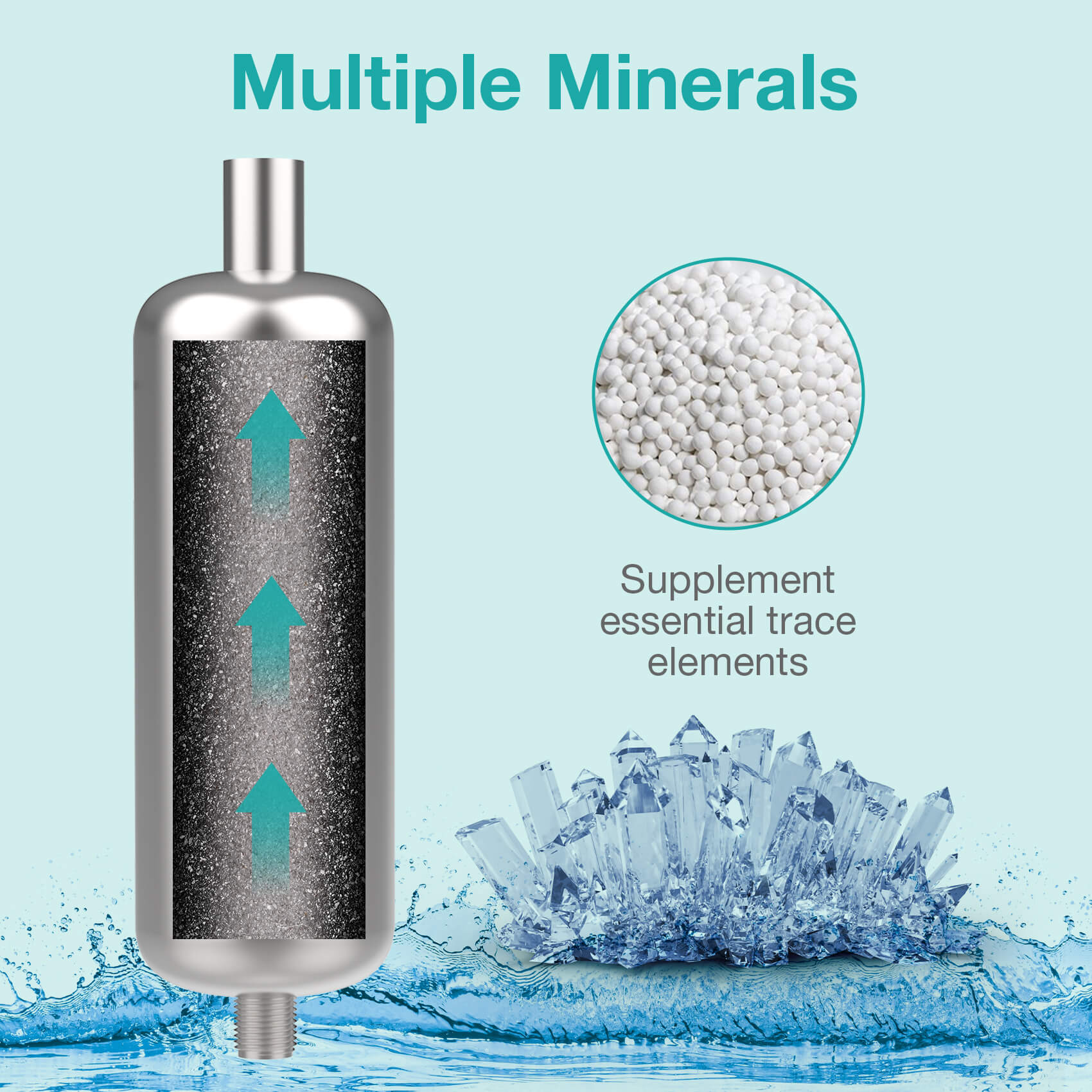 SimPure Q3-600A 600GPD 8-Stage Tankless RO System with Alkaline Filter Remineralization