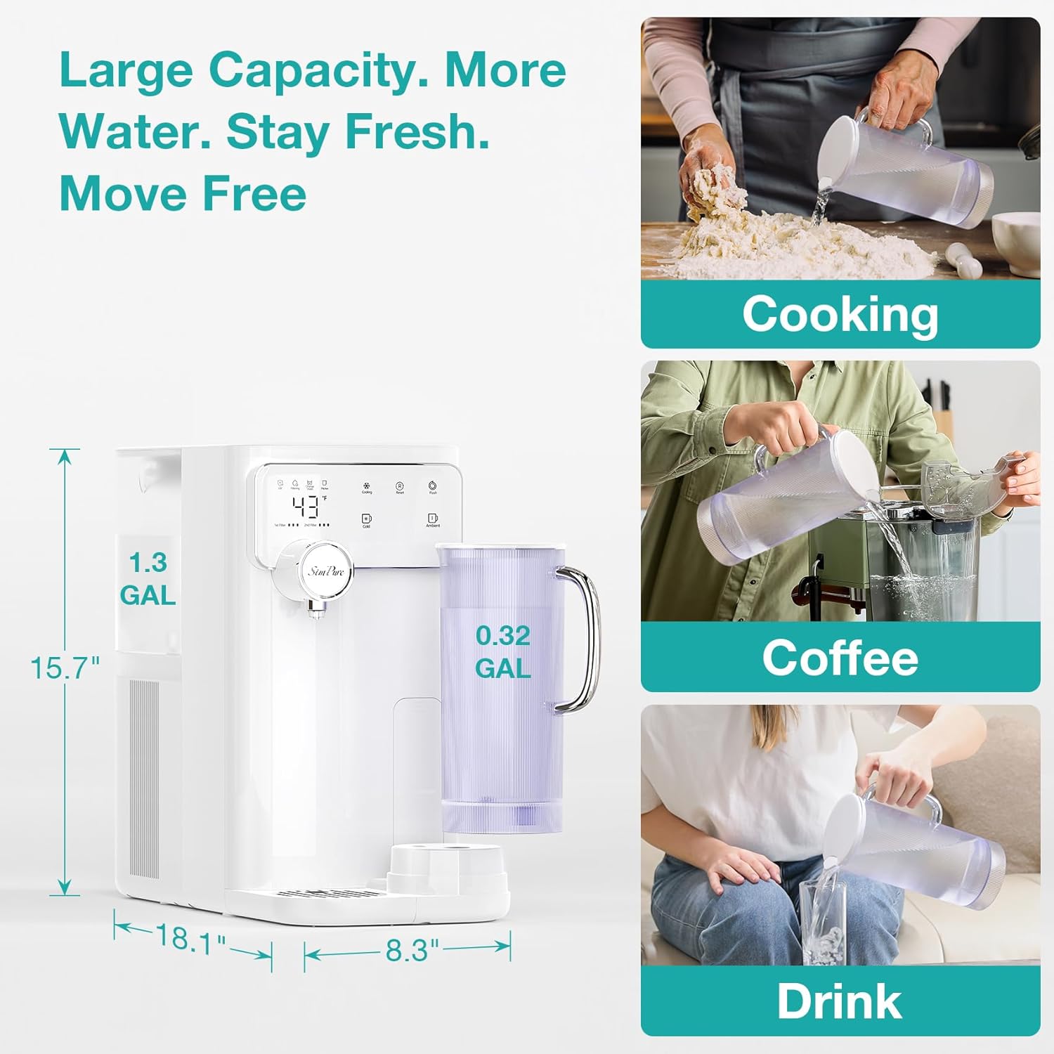 simpure y10c cooler dispenser.jpg__PID:8828f52c-7502-470f-ae14-c28f47bcfdf8