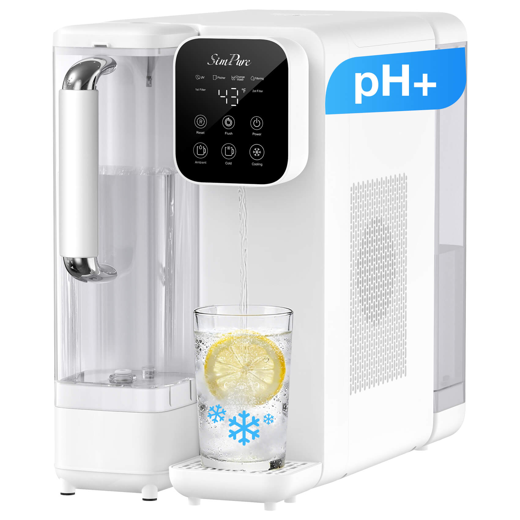 SimPure Y11C-A 6-Stage Cold Countertop RO System with Remineralization