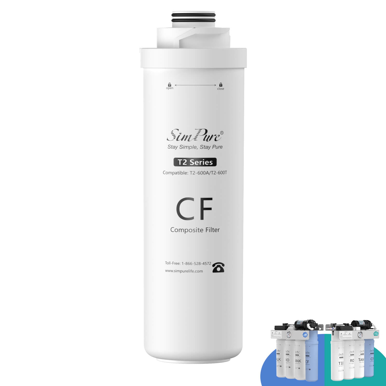 SimPure T2-600T Replacement Filters