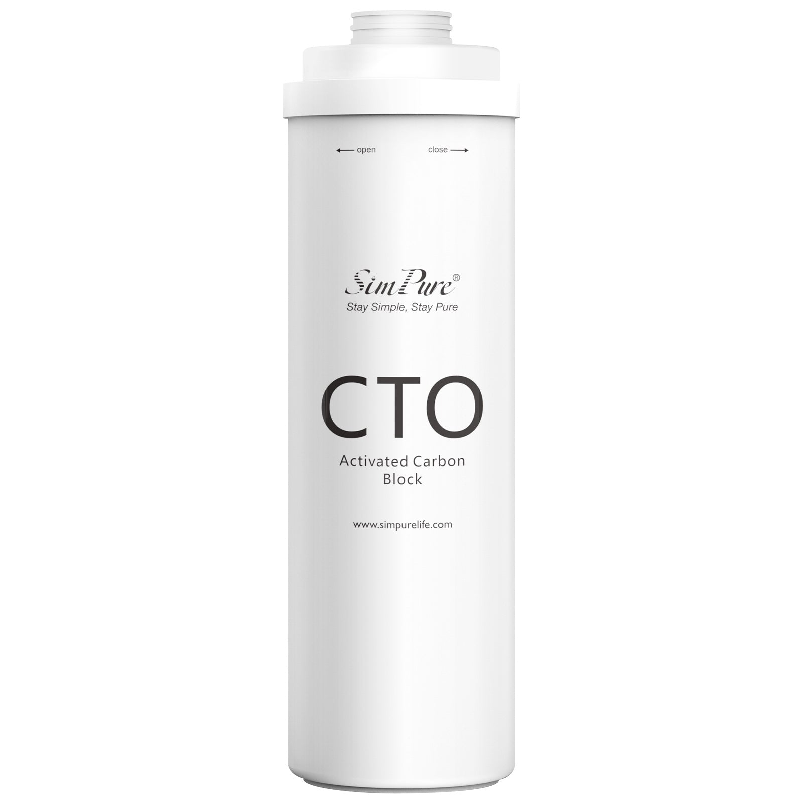 SimPure T1-400/T1-100 Series CTO Filter Replacement Cartridge (6 Months+ Service Life)