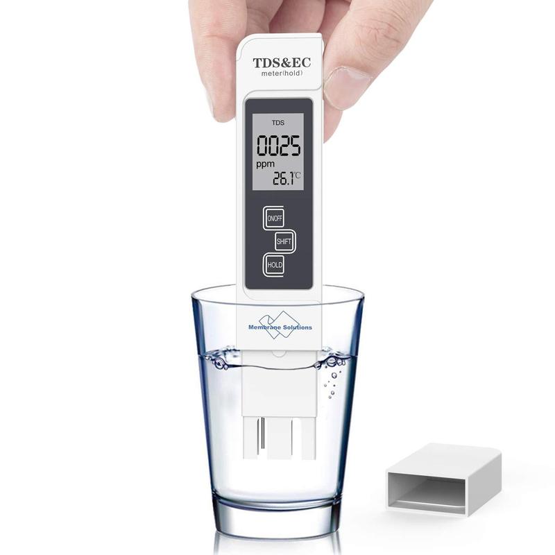 Digital TDS EC Meter Water Tester, 3 in 1 TDS Meter