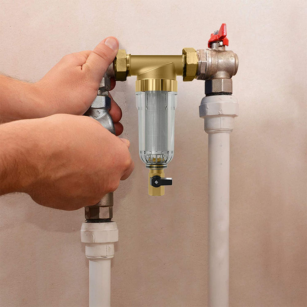 whole house spin down sediment water filter