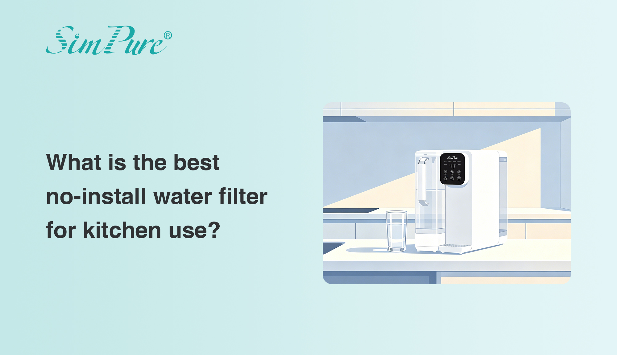 What Is the Best No-Install Water Filter for Kitchen Use?