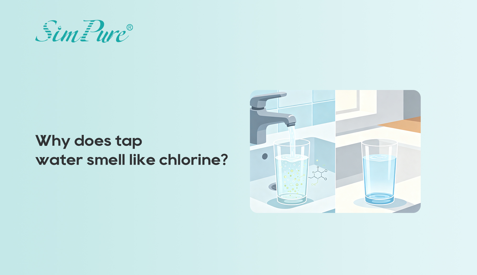 Why does tap water smell like chlorine?