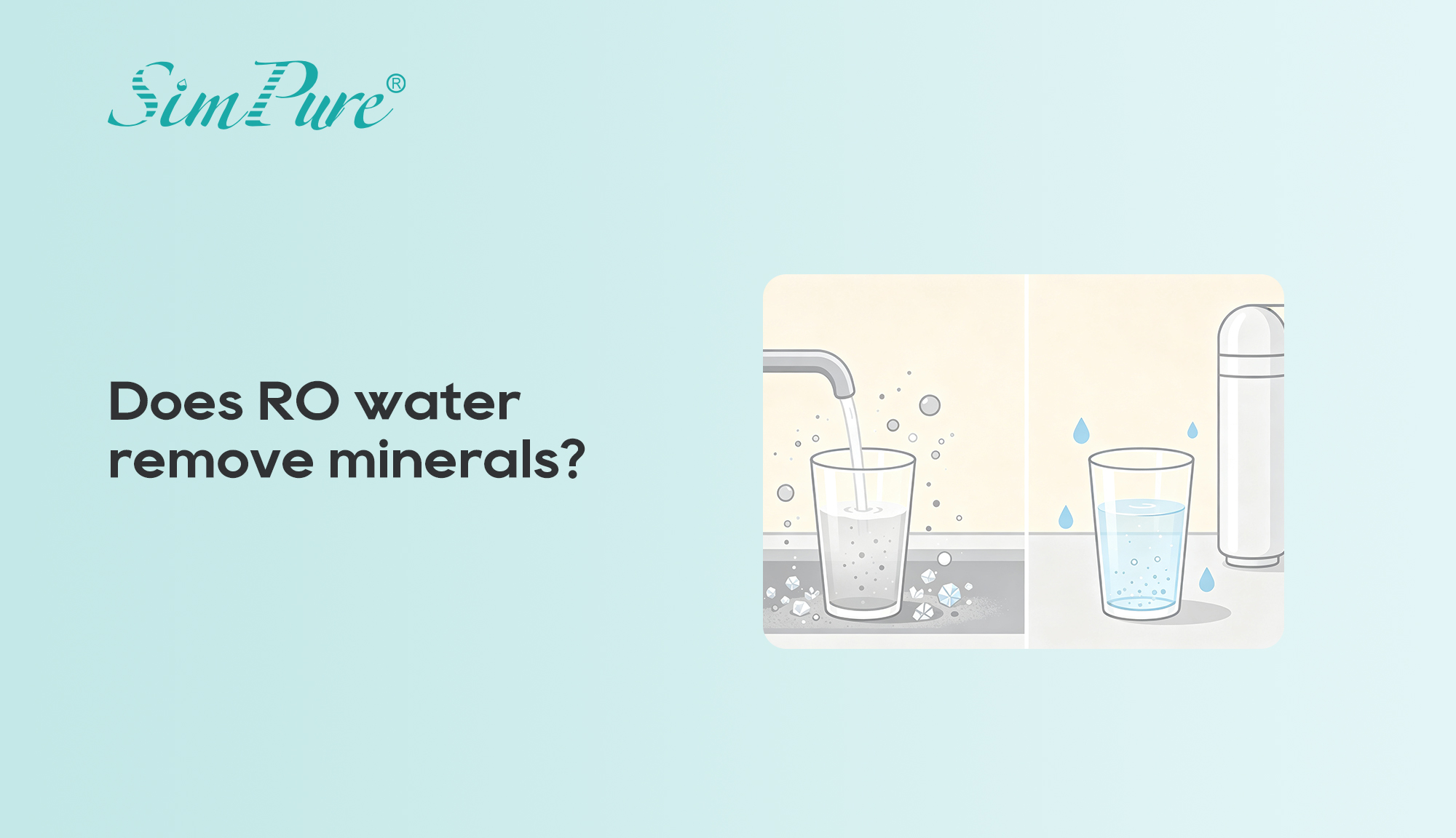 Does RO water remove minerals?