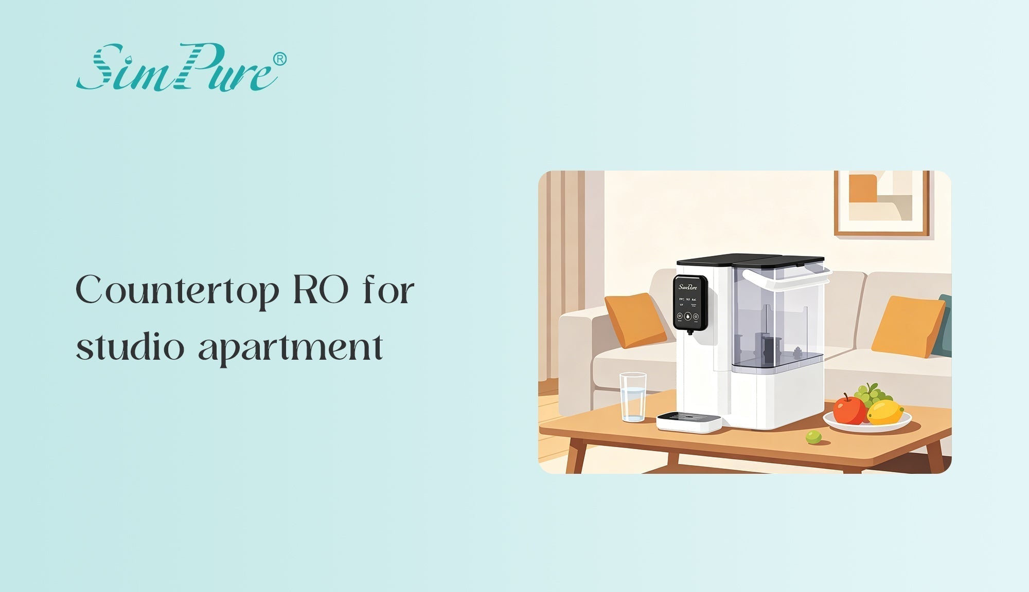 Countertop RO for studio apartment