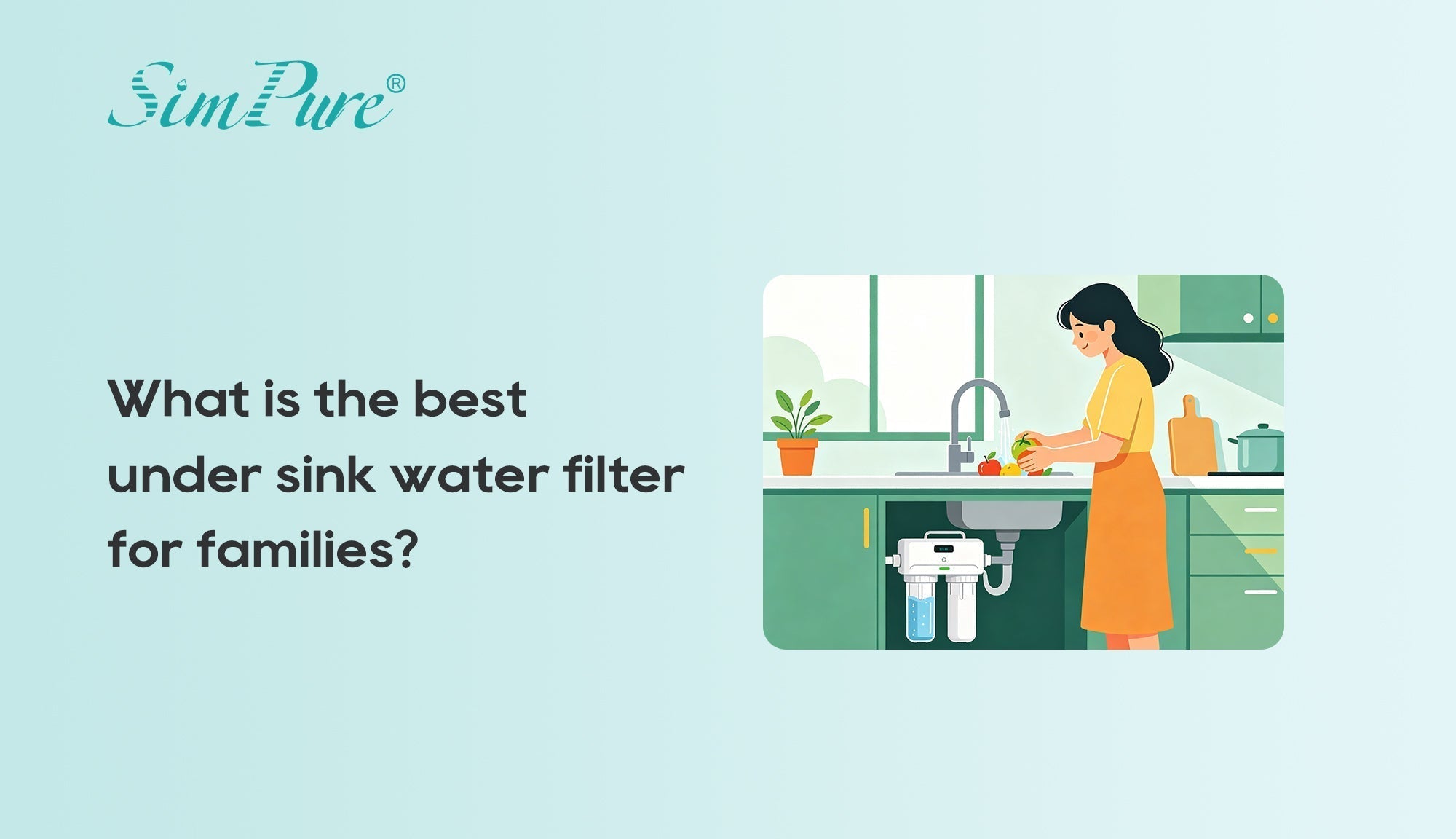 What is the best under sink water filter for families?
