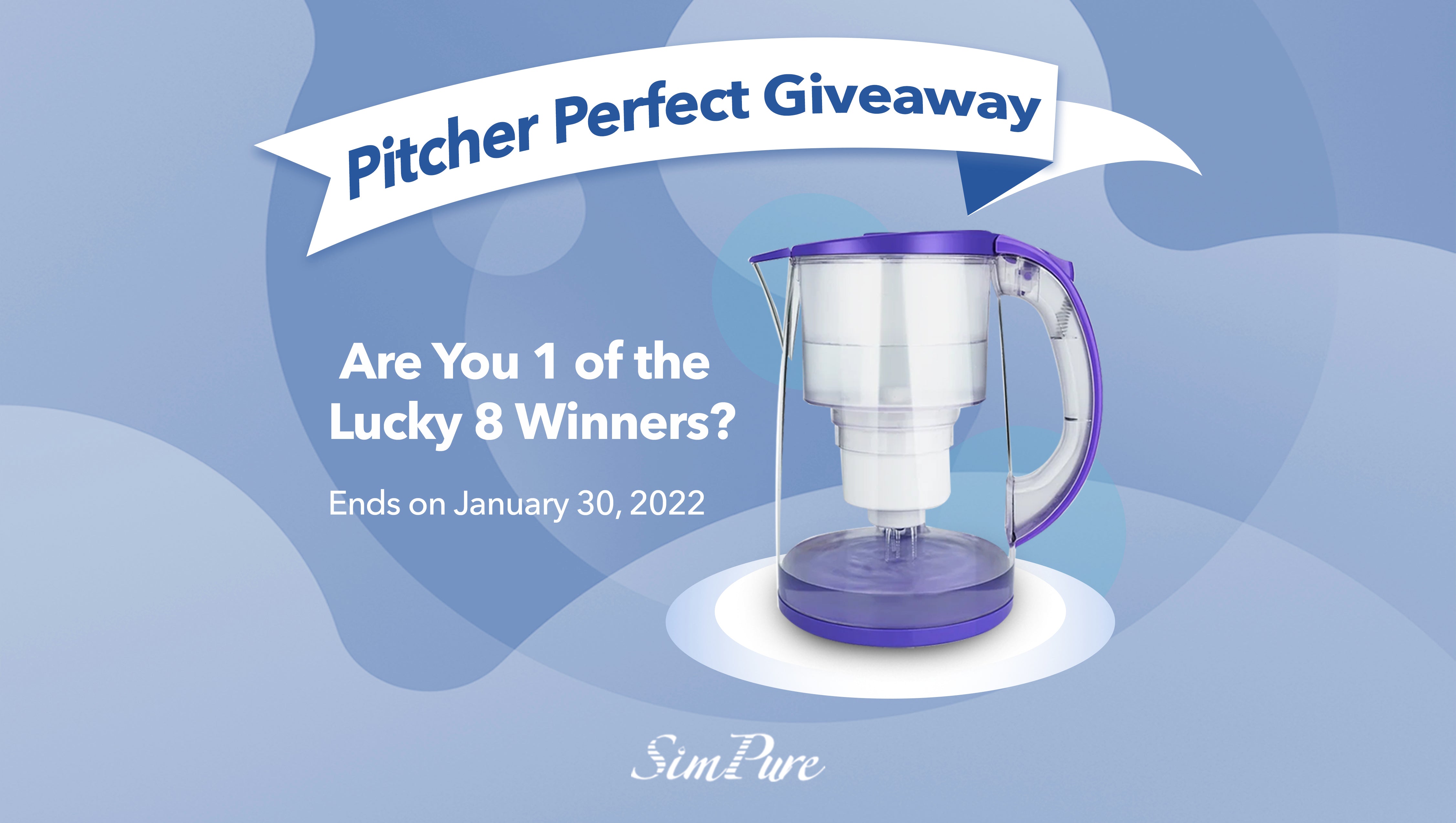 Win a Free Water Filtration Pitcher: SimPure’s Pitcher Perfect Giveaway