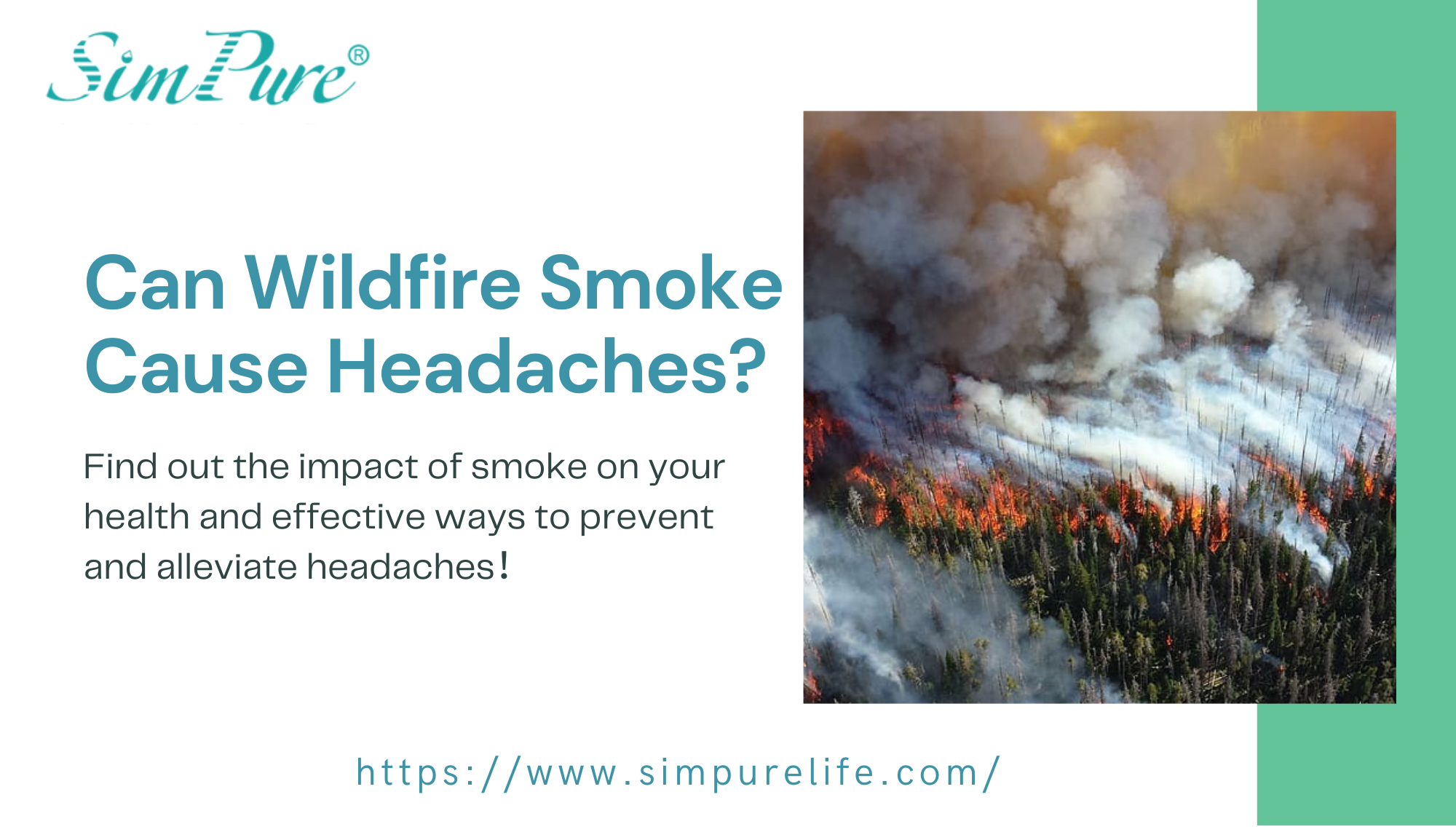 can wildfire smoke cause headaches