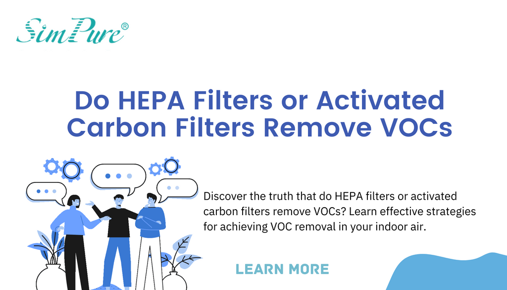 Hepa filter outlet with activated carbon