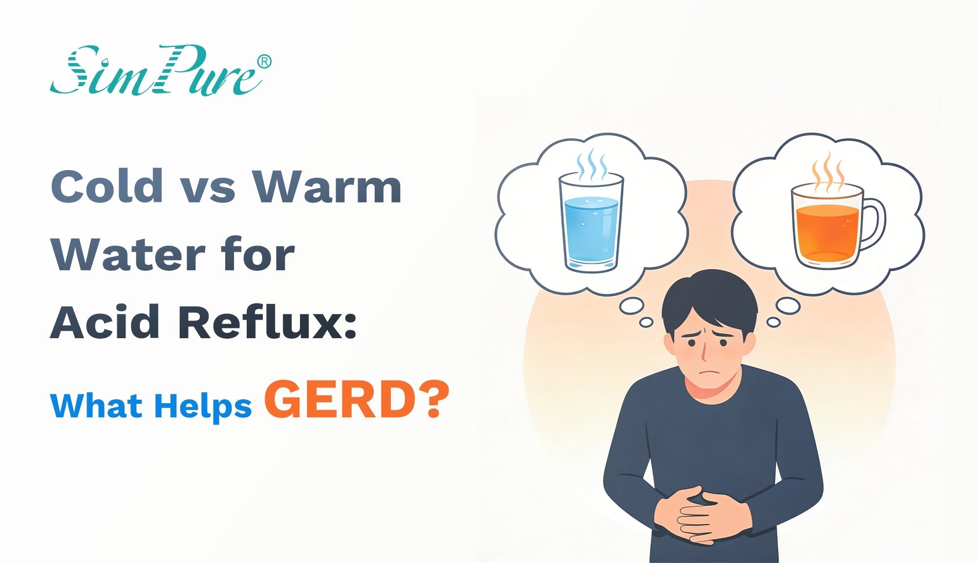 warm or cold water for gerd