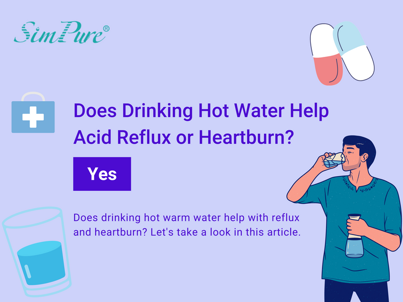 does drinking hot water help acid reflux