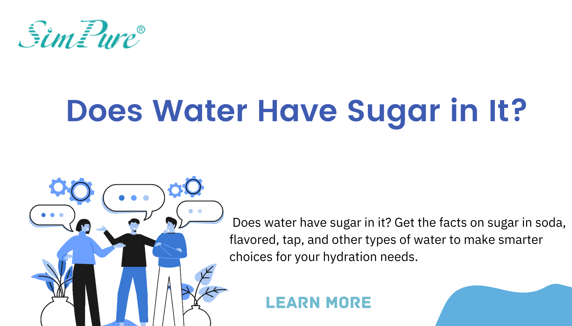 does water have sugar in it