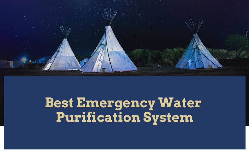 emergency water purification