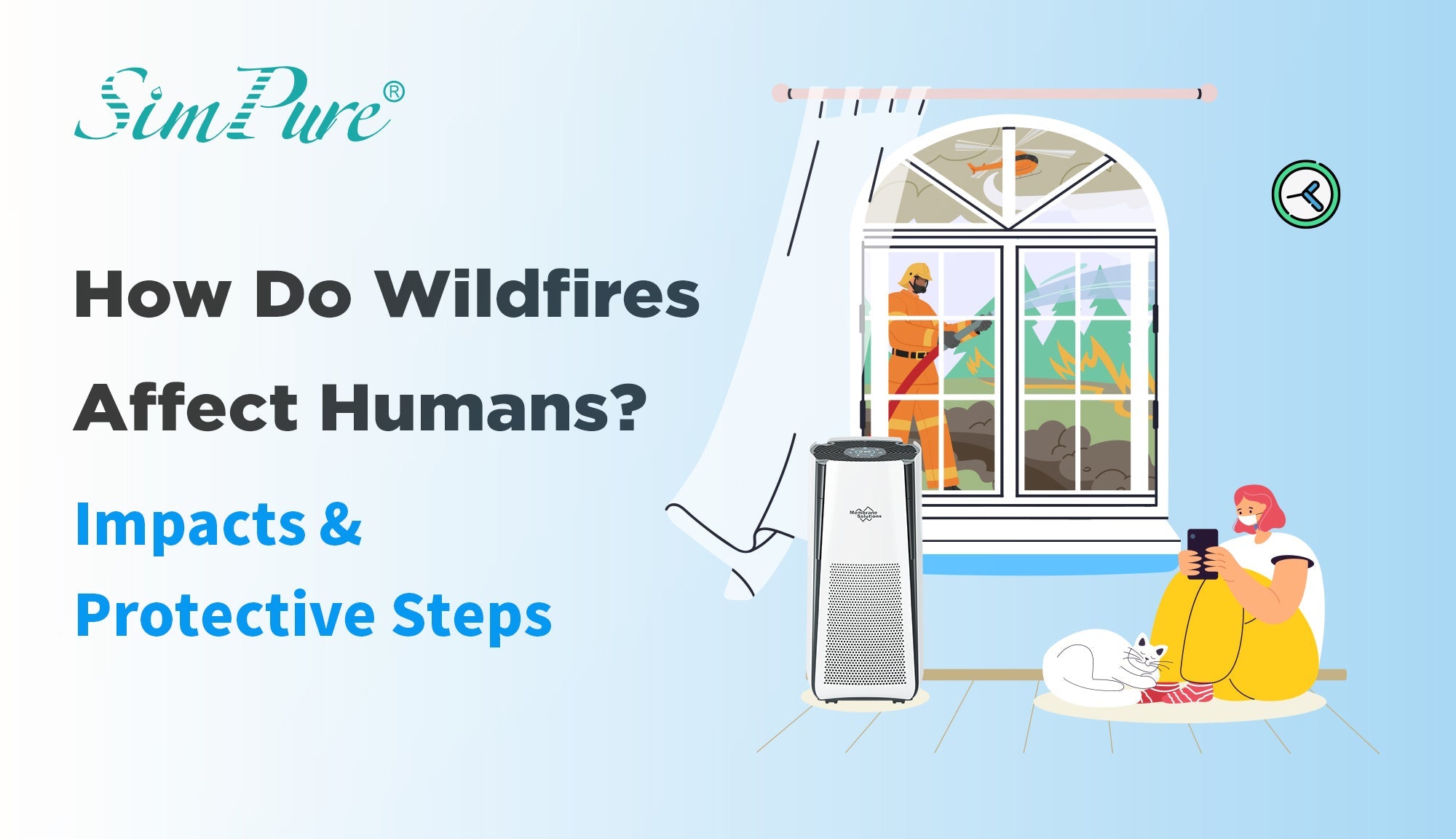 how do wildfires affect humans