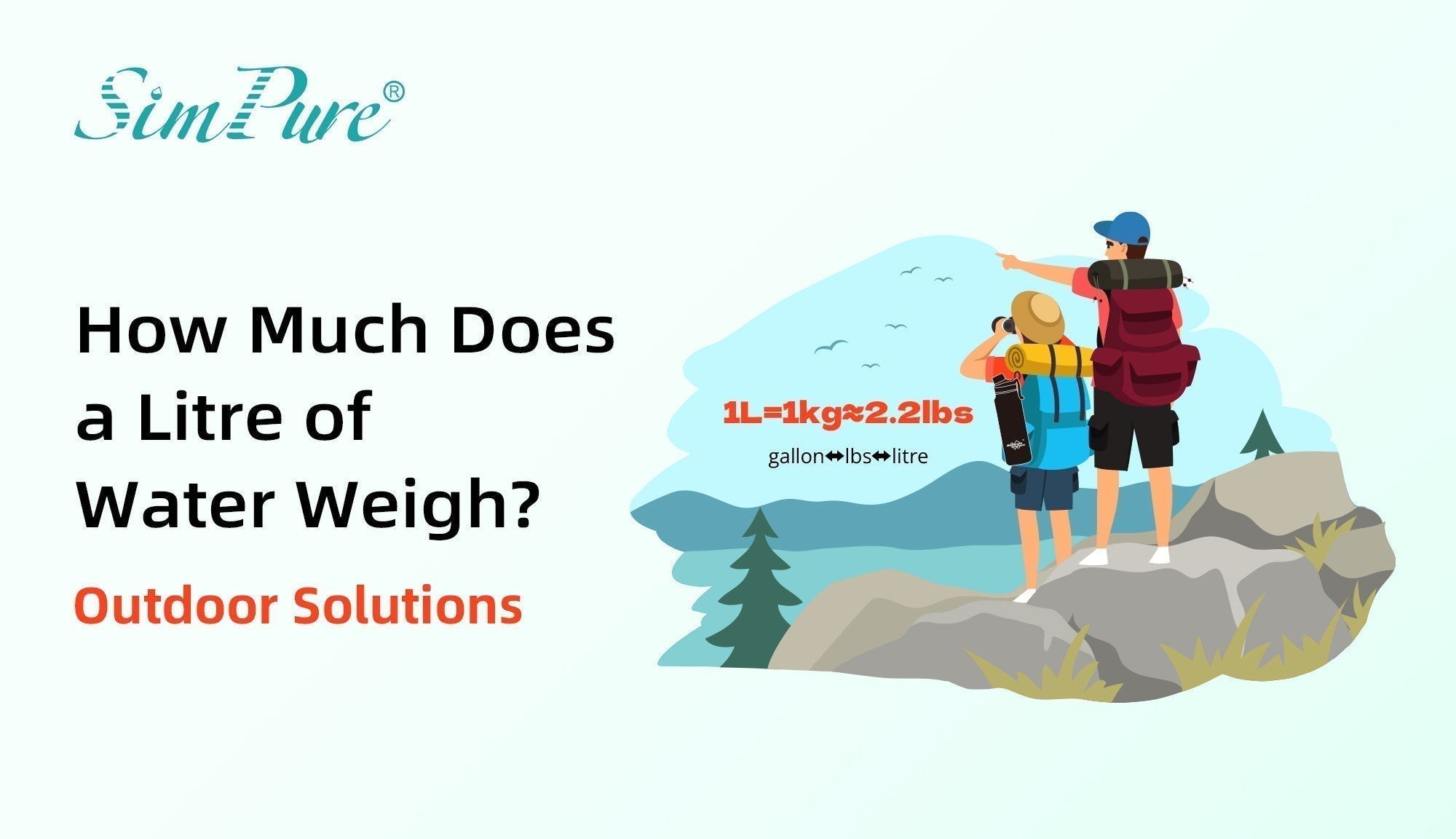 How Much Does a Litre of Water Weigh? Outdoor Solutions