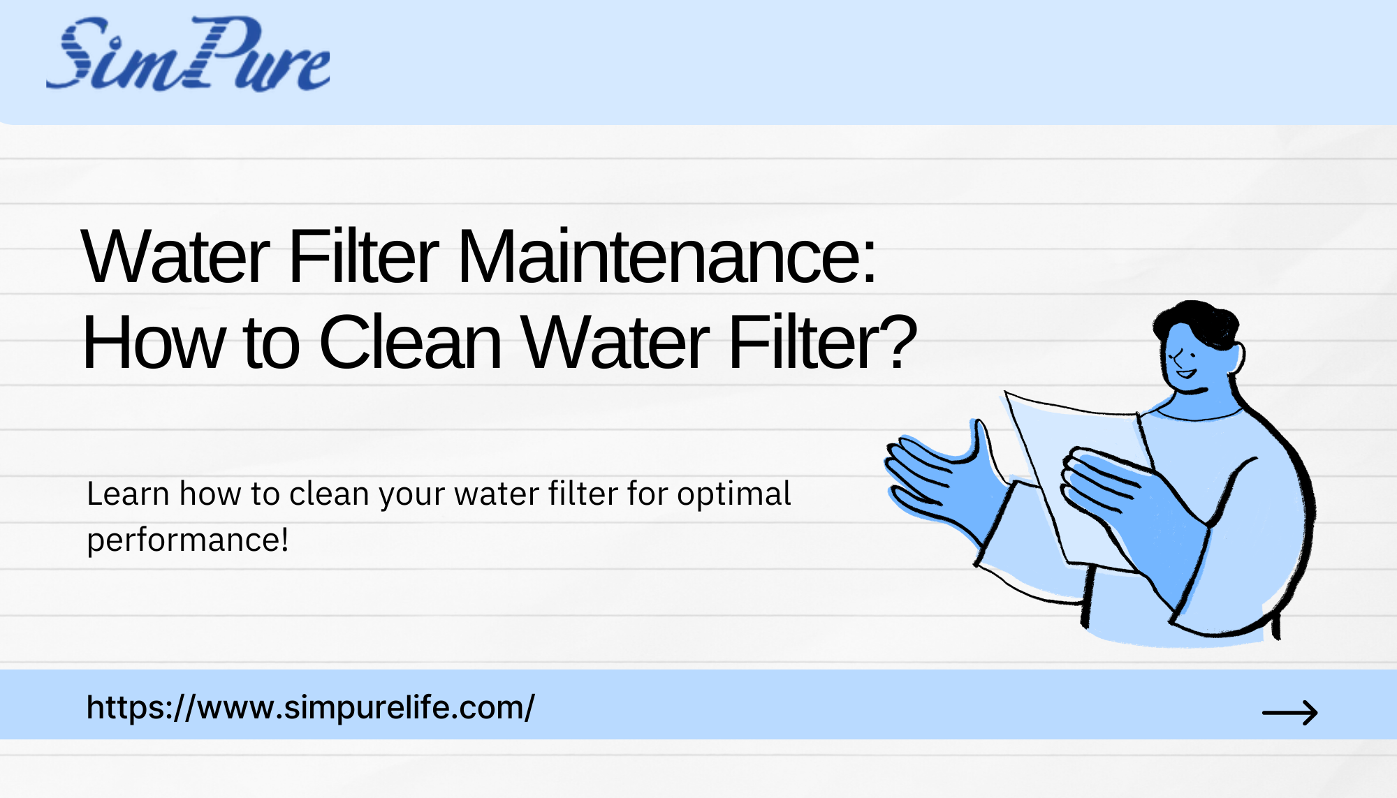 how to clean water filter