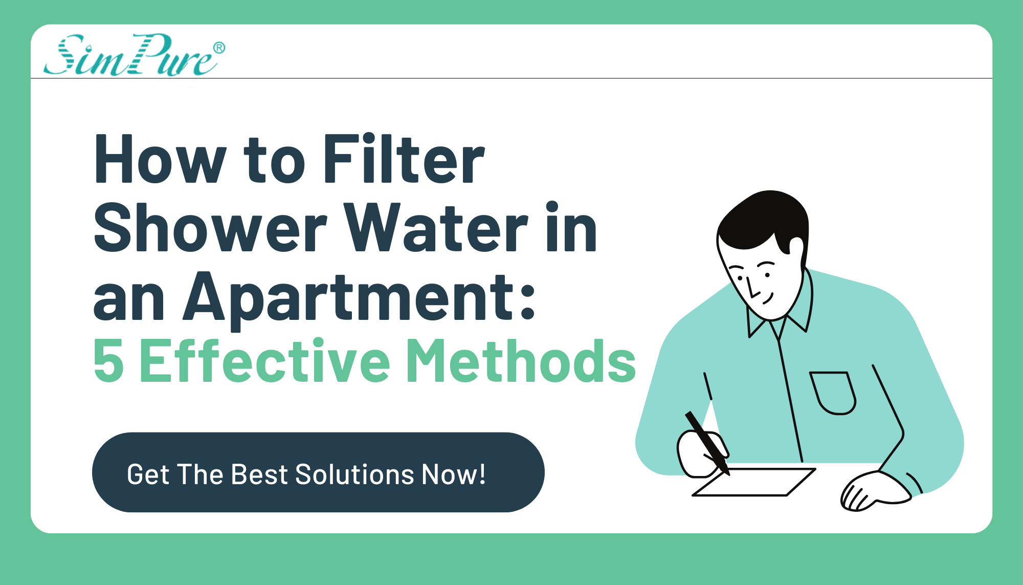 how to filter shower water in apartment