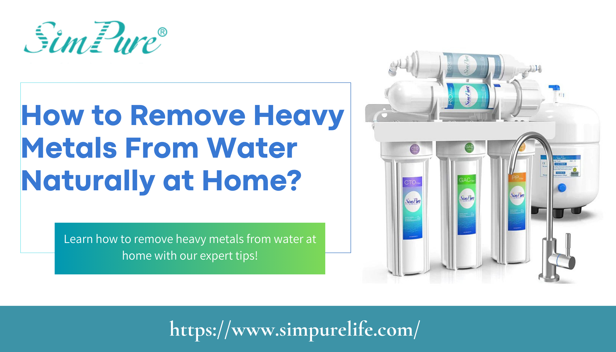 how to remove heavy metals from water at home