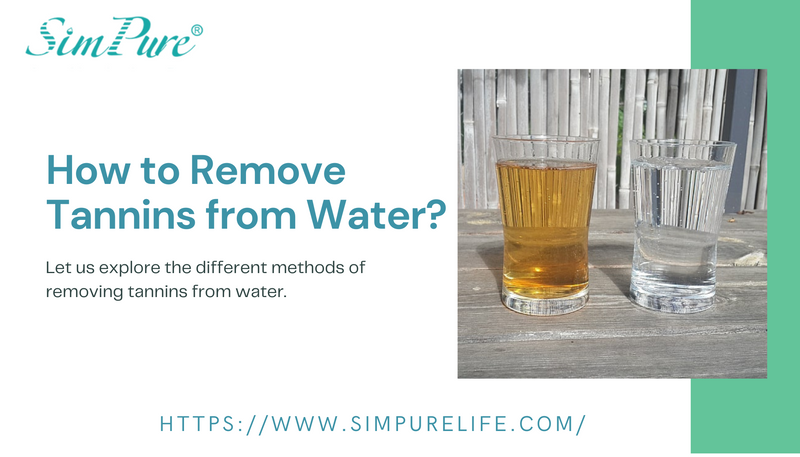 how to remove tannins from water