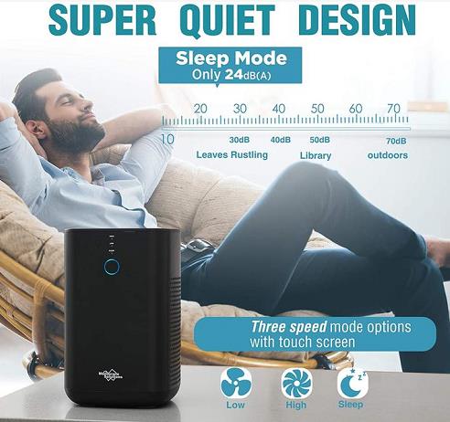 low noise air purifier