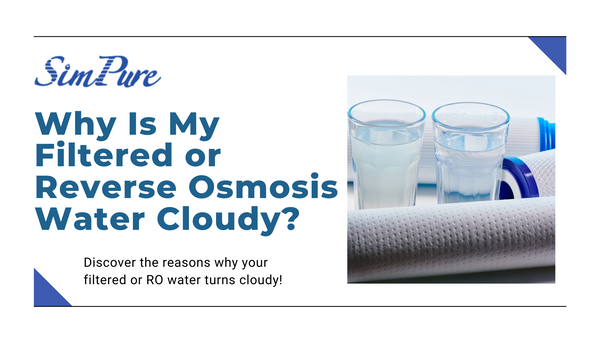why is filtered water cloudy