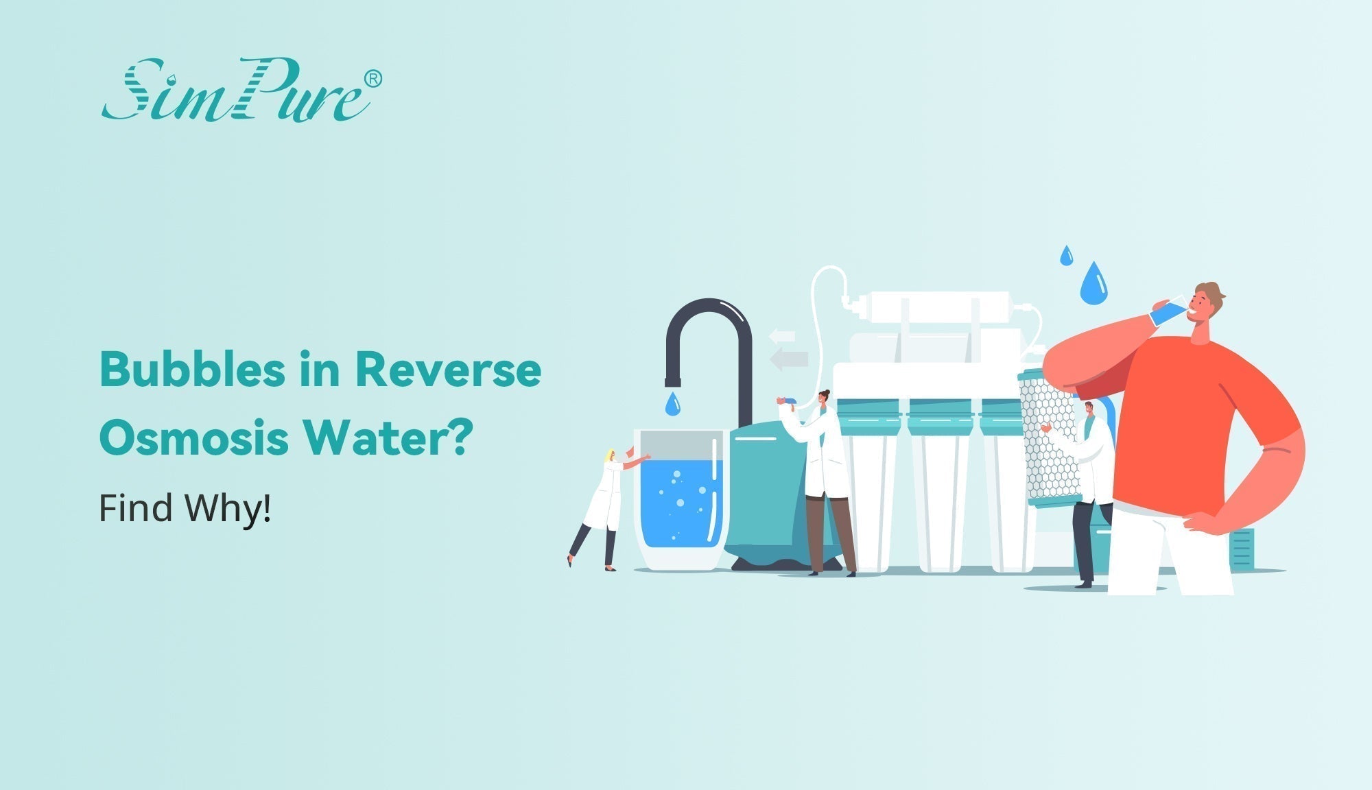 why does my reverse osmosis water have bubbles