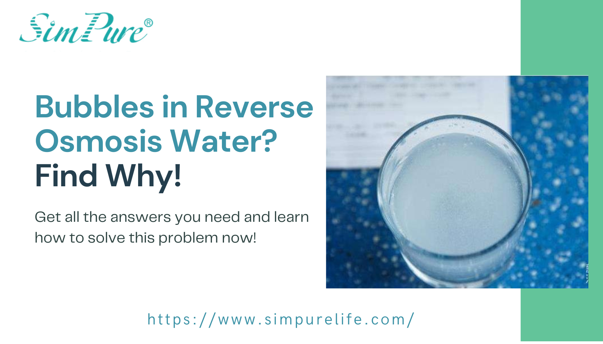 reverse osmosis water bubbles