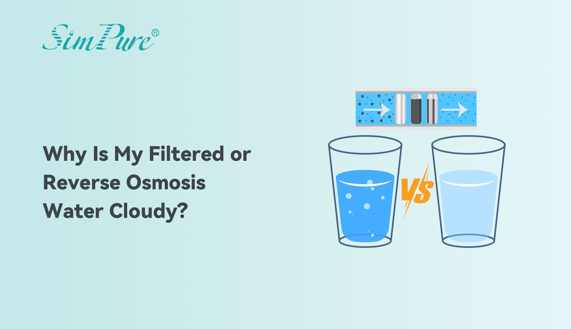 why is my filtered water cloudy