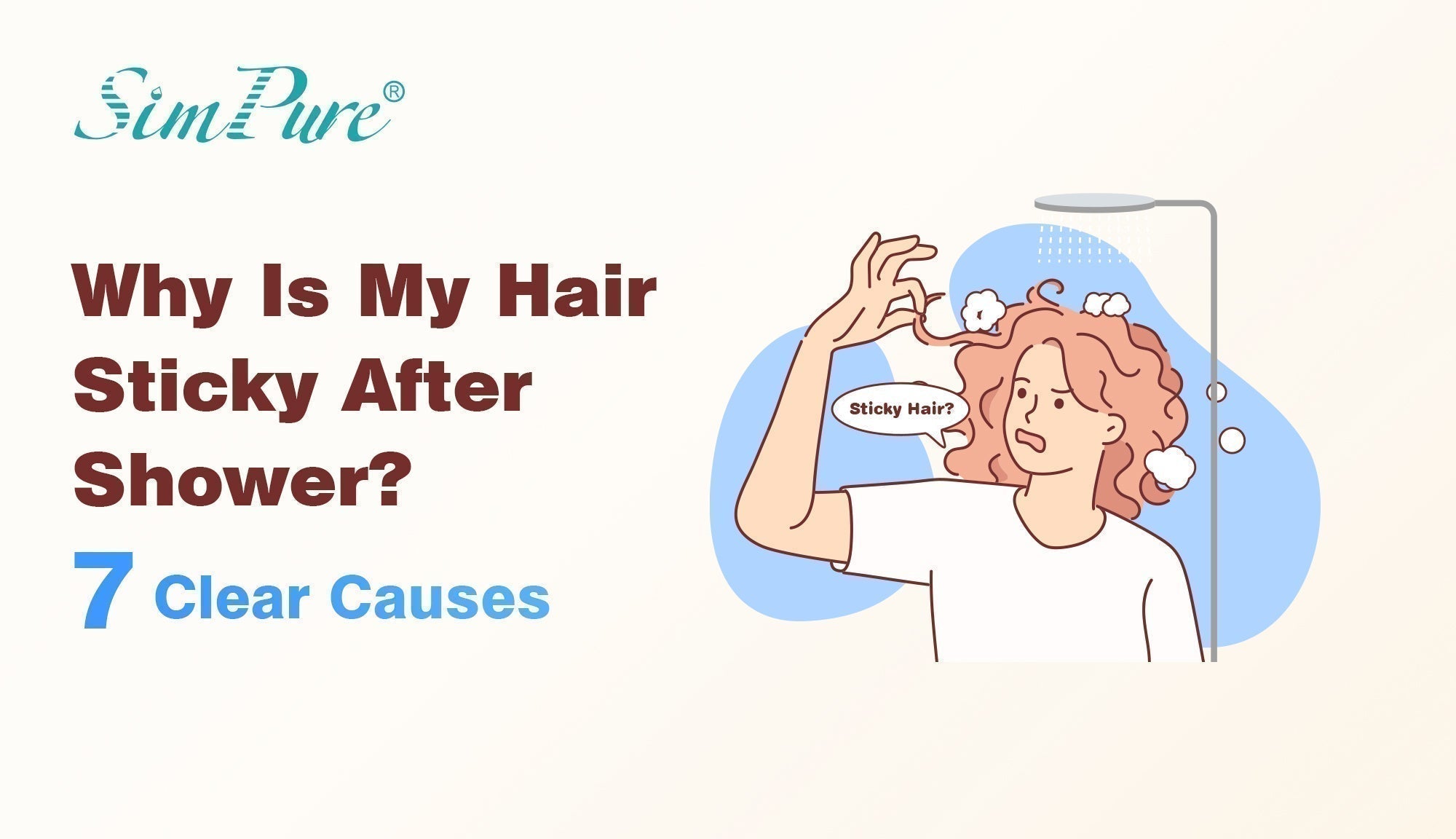 hair feels sticky after washing