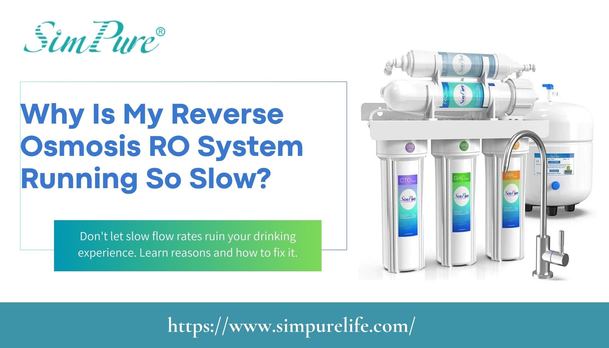 reverse osmosis system running slow