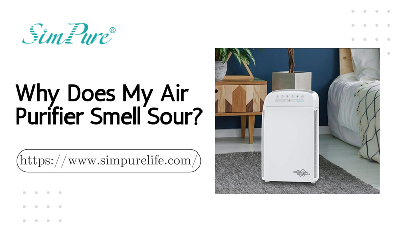 why does my air purifier smell sour