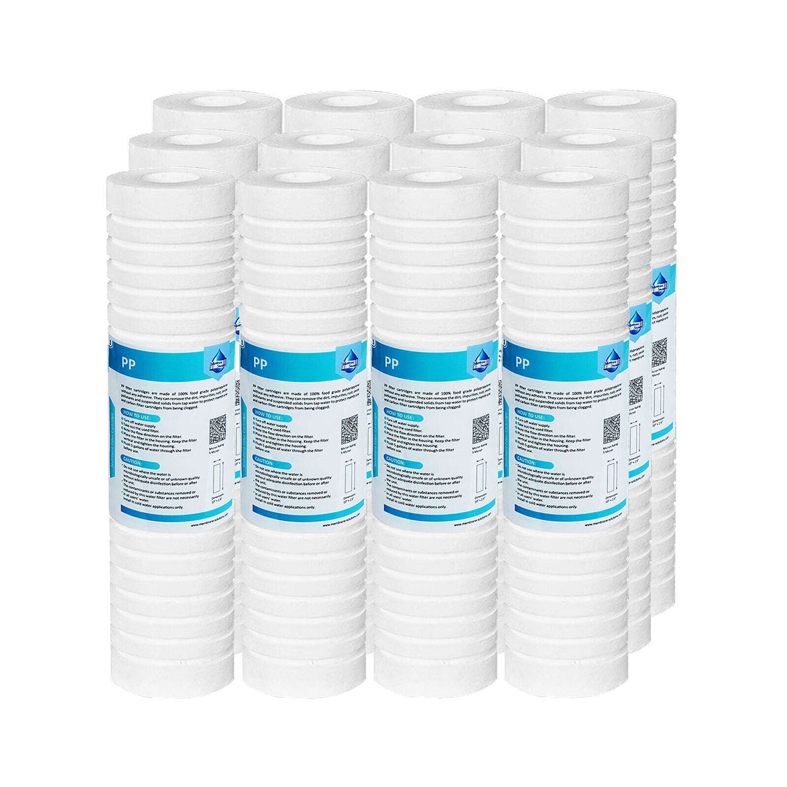 Lafiucy 50 Micron 10 x 2.5 String Wound Sediment Water Filter Cartridge,5 Pack,Whole House Sediment Filtratie, Universele Vervanging voor de meeste 10 inch RO Unit Lafiucy 50 Micron 10 x 2.5 String Wound Sediment Water Filter Cartridge,5 Pack,Whole House Sediment Filtratie, Universele Vervanging voor de meeste 10 inch RO Unit