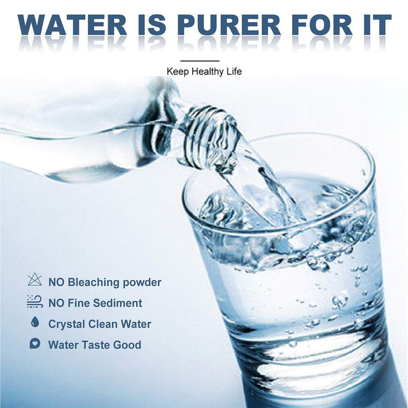 Membrane Solutions 20" x 2.5" Polypropylene Sediment Water Filter Replacement Cartridge for Whole House Filter System
