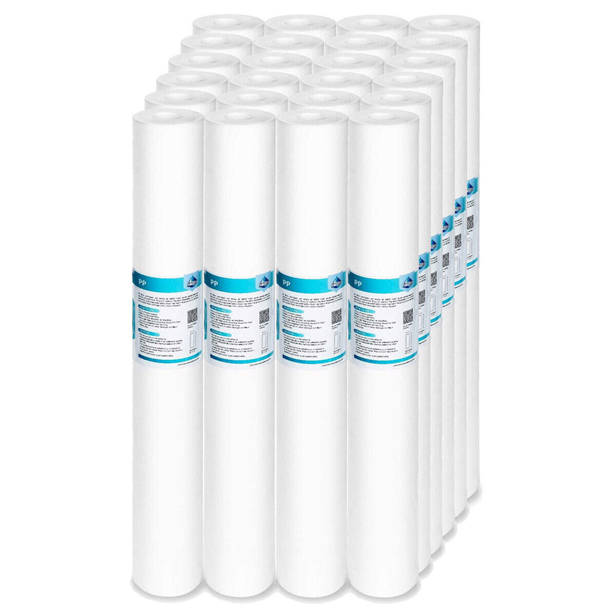 Membrane Solutions 20" x 2.5" Polypropylene Sediment Water Filter Replacement Cartridge for Whole House Filter System