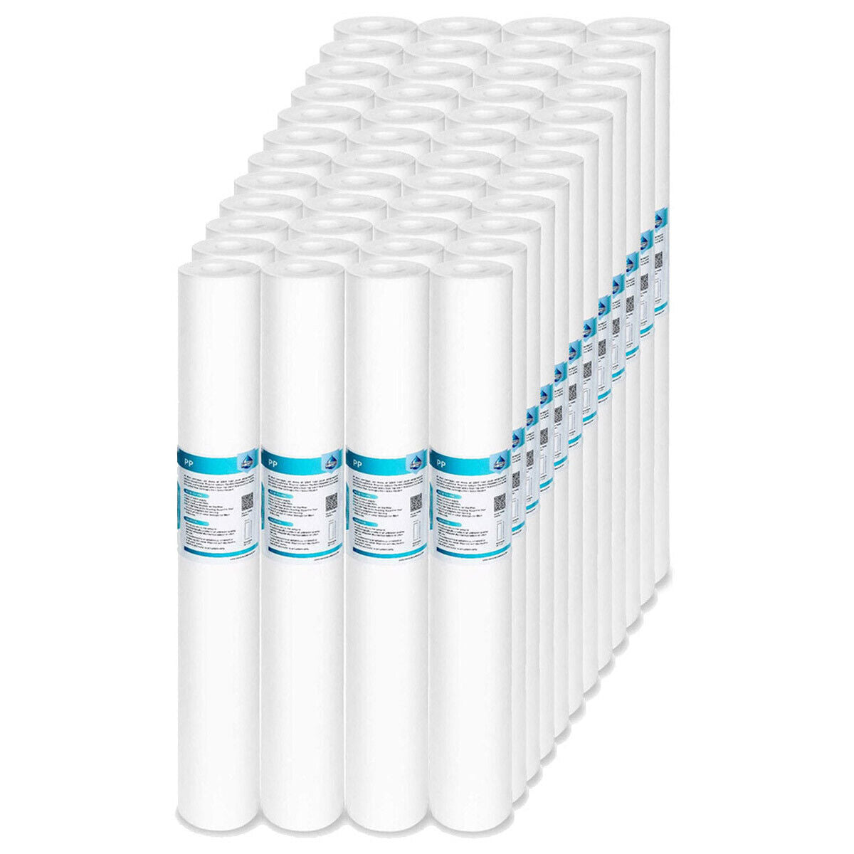 Membrane Solutions 20" x 2.5" Polypropylene Sediment Water Filter Replacement Cartridge for Whole House Filter System