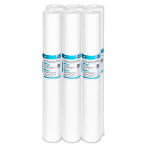 Membrane Solutions 20" x 2.5" Polypropylene PP Sediment Water Filter Replacement Cartridge for Whole House Filter System 1/5/10/20 Micron